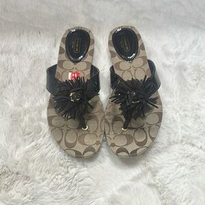 Coach thong sandal